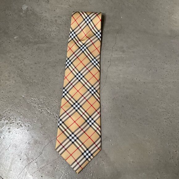 Burberry Wide Nova Check Tie - Picture 1 of 4